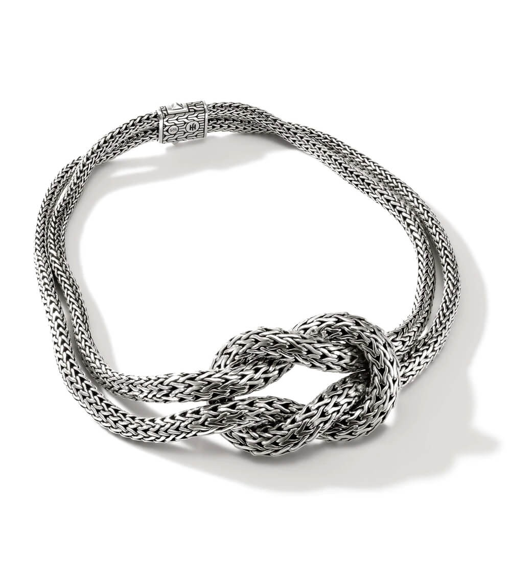 Rata Chain Ring, Silver, Gold, Wide - Imagen 5