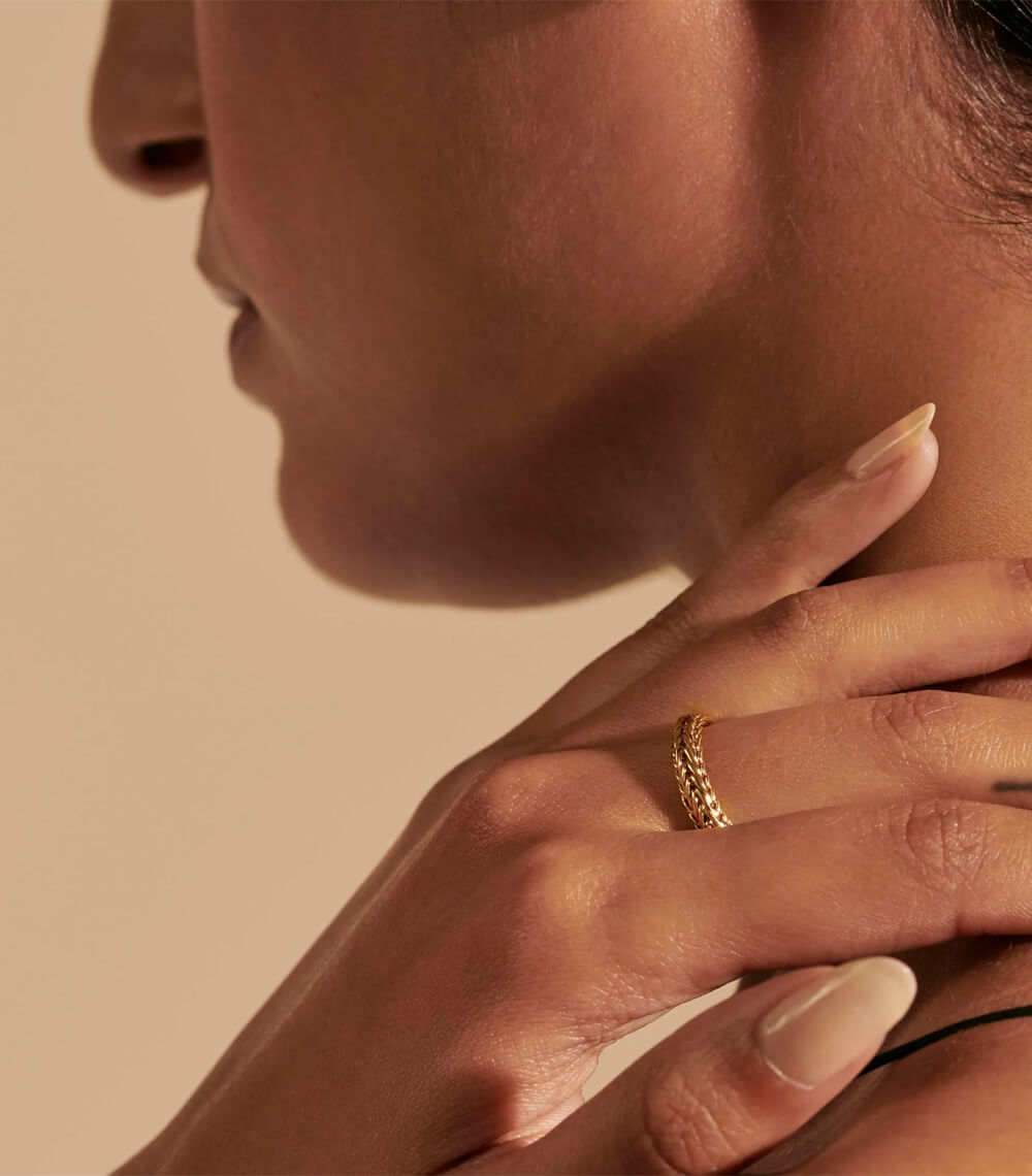 Surf Ring, Gold, Diamonds - Imagen 6