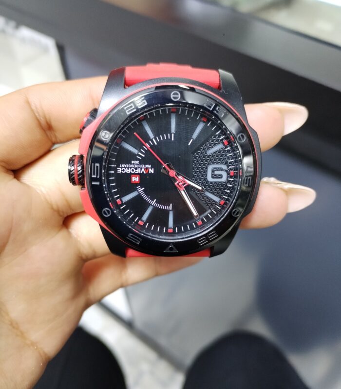RELOJ NAVIFORCE ROJO
