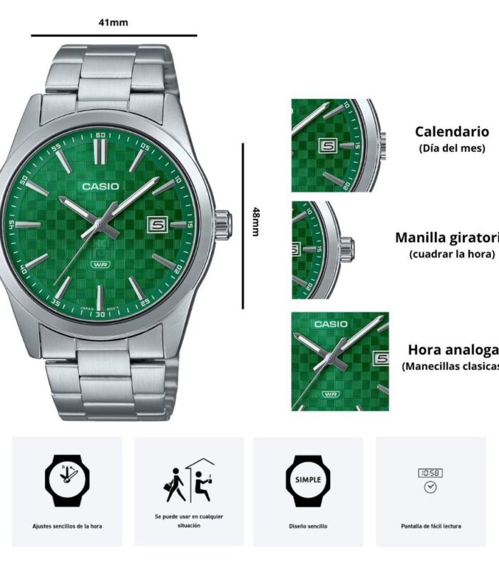 Reloj Casio MTP-VD03D-3A1