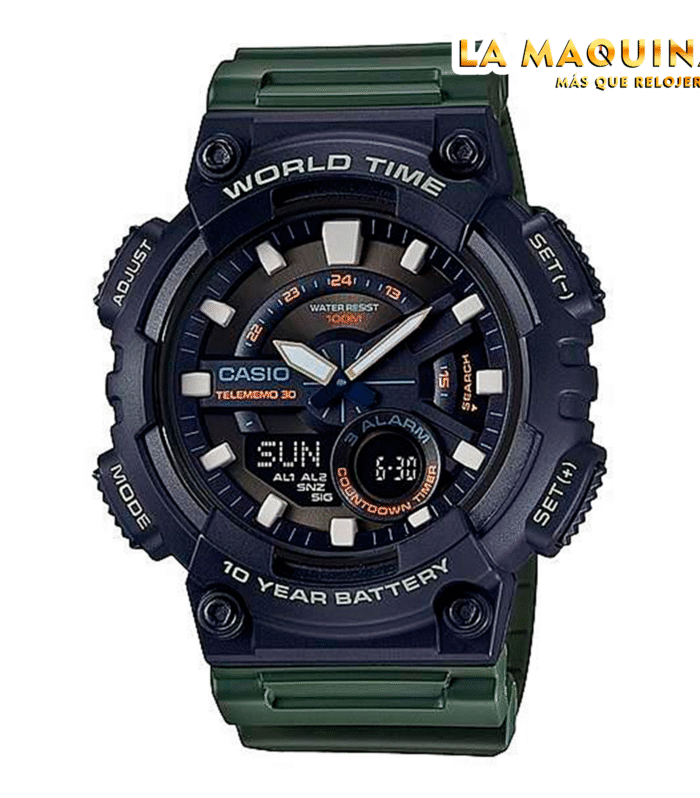 Casio World Time AEQ-110W-3AVDF