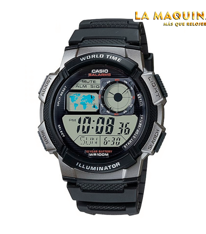 Casio World Time AE-1000W-1BVDF